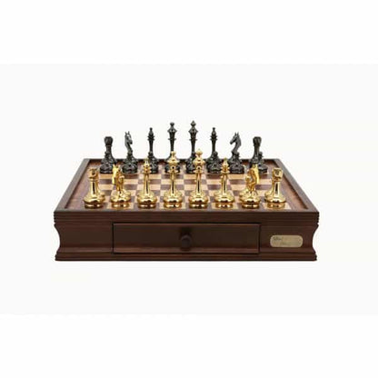 Dal Rossi Chess Set 16", with Brass Cap Staunton chessmen