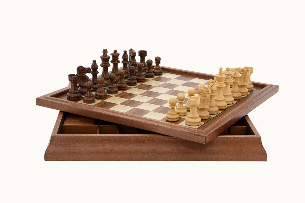 Dal Rossi Italy Chess Set 3 In 1 18"