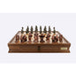 Dal Rossi Chess Set on a 20" chess box Evil Ring Metal Chessmen