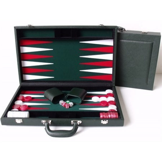 Dal Rossi Green Backgammon 15" PU Leather