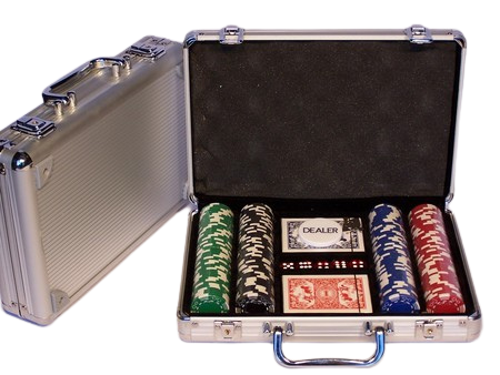 Casino Chips & Accessories - Poker chips 200pc aluminium att case 11.5gm