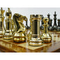 Dal Rossi Very Heavy Brass Staunton chessmen 110mm ONLY