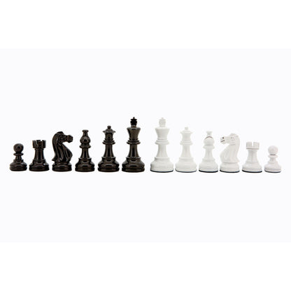 Dal Rossi Italy Black and White Weight pieces 110mm Chess Pieces ONLY