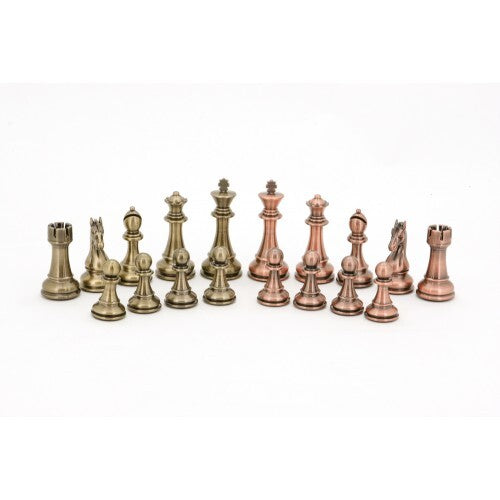 Dal Rossi Italy Bronze and Copper Weight Chess pieces 110mm Chess Pieces ONLY