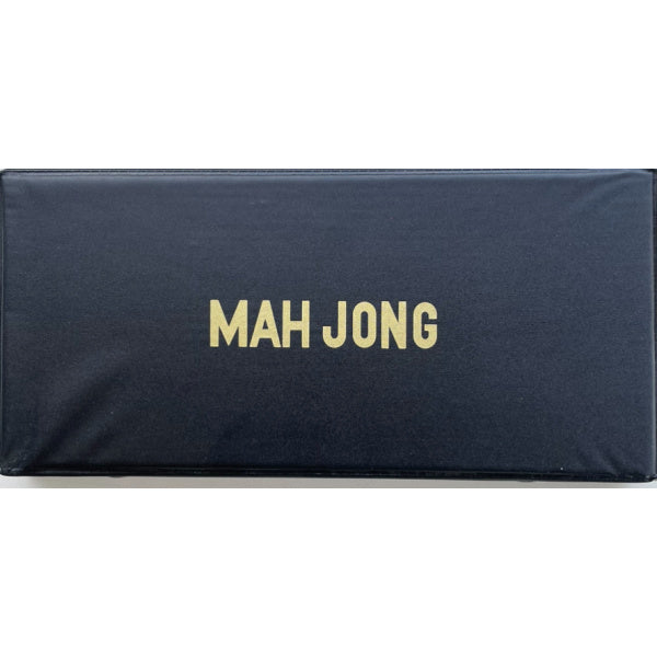 Travel  Mahjong in a black vinyl case with Racks