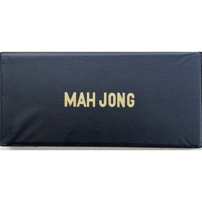 Travel  Mahjong in a black vinyl case with Racks