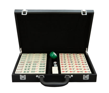 Dal Rossi Hong Kong Style (large tiles) Mahjong Set PU leather