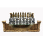 Dal Rossi Italy, Roman Colosseum Chest Set in Polyresin and Glass Board