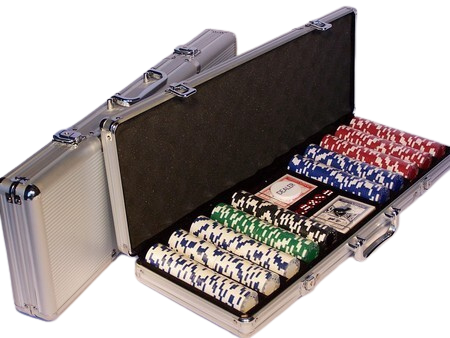 Casino Chips & Accessories - Poker chips 500pc aluminium att case 11.5gm