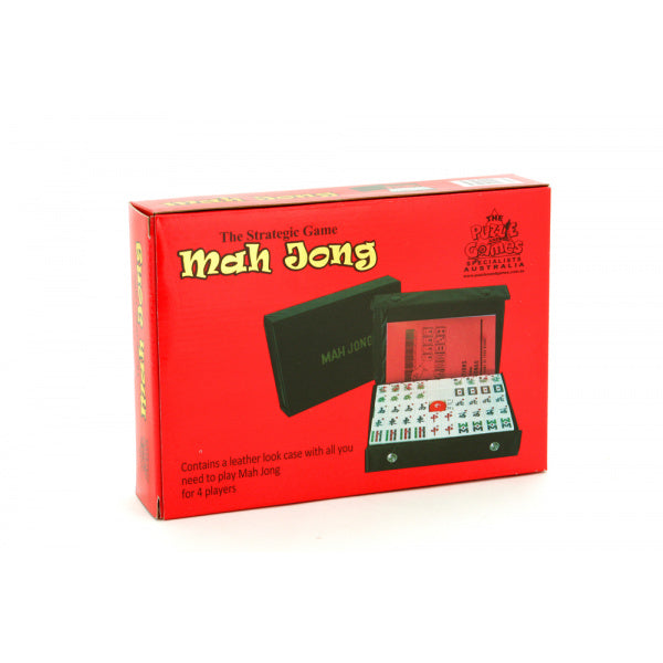 Mahjong black vinyl case 22cm