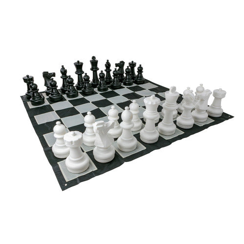 Giant Chess Plastic Chess Game Set 1.5X1.5M with Mat