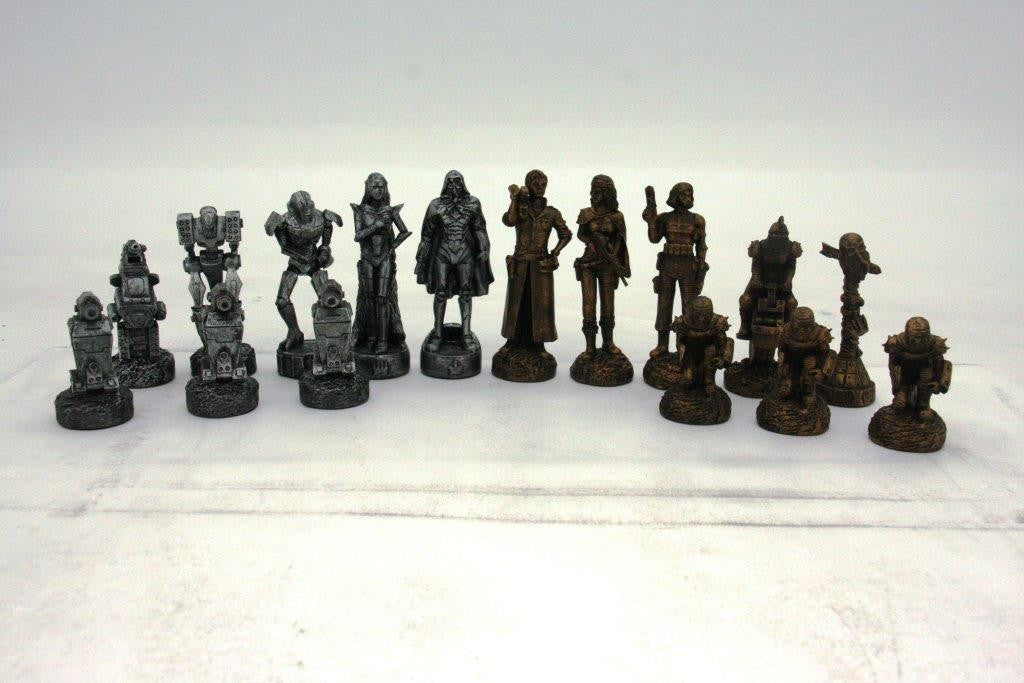 Dal Rossi Mad Max Robot Chess Pieces Polyresin ONLY