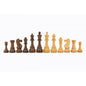 Dal Rossi Chess Pieces – French lardy, Boxwood / Sheesham 150mm Wood Double Weighted”