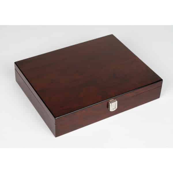 Dal Rossi Italy, Mahjong 29cm - in Mahogany Finish Case