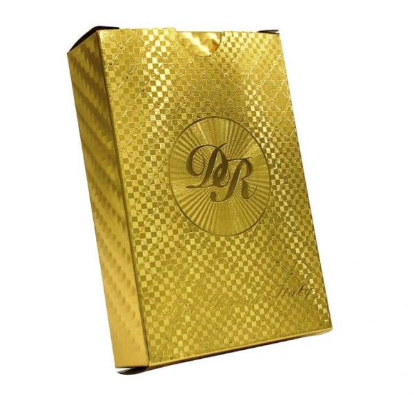 Dal Rossi Italy Luxury 24k 99.9% Genuine Gold Plated Playing cards.