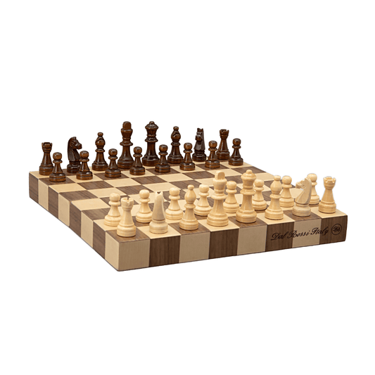 Dal Rossi 9" Wooden Magnetic Travel Chess Set