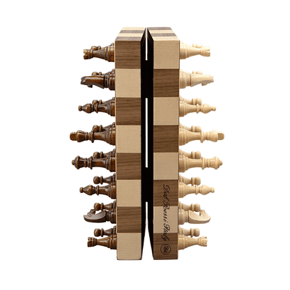 Dal Rossi 9" Wooden Magnetic Travel Chess Set