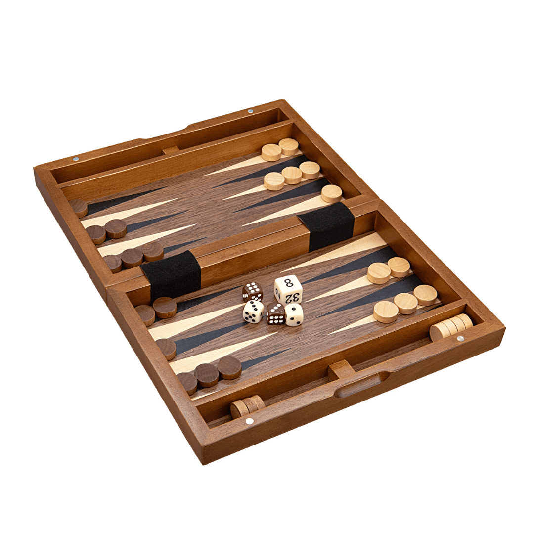 Dal Rossi Italy Magnetic 9 inch Travel Backgammon