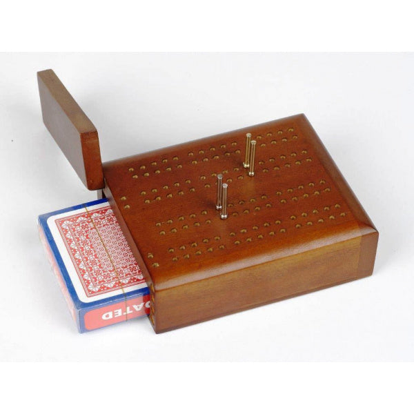 Dal Rossi Travel Cribbage Wood / With Play Cards